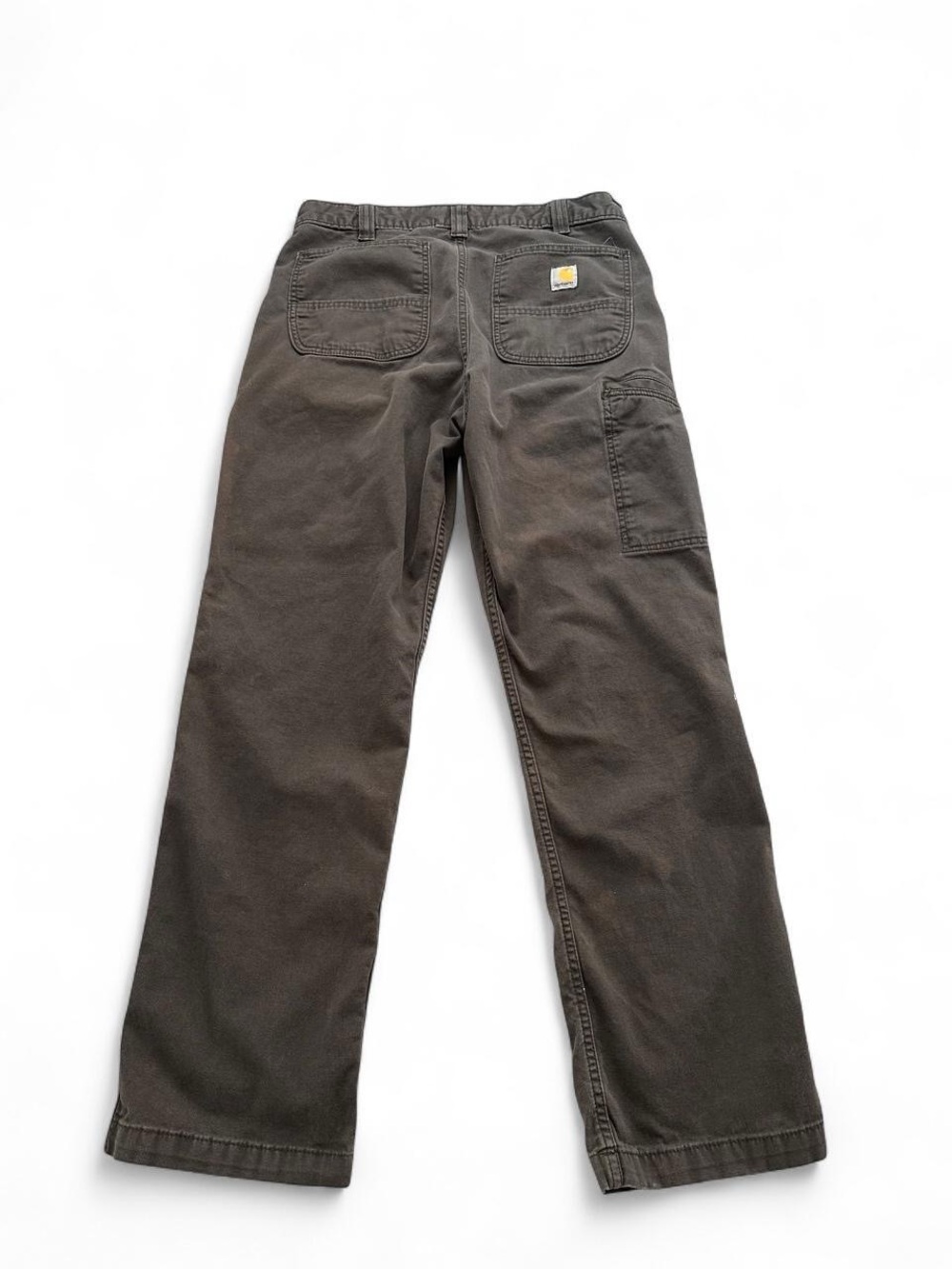 Men 32 Carhartt gray & brown pants size 32x30
